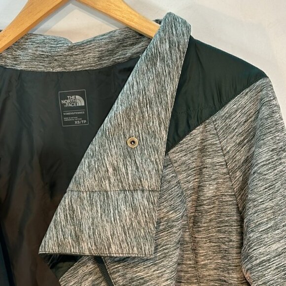 The North Face Women’s Long Pseudio Cowlneck Full Zip Green Puffer Jacket XS - Picture 11 of 12